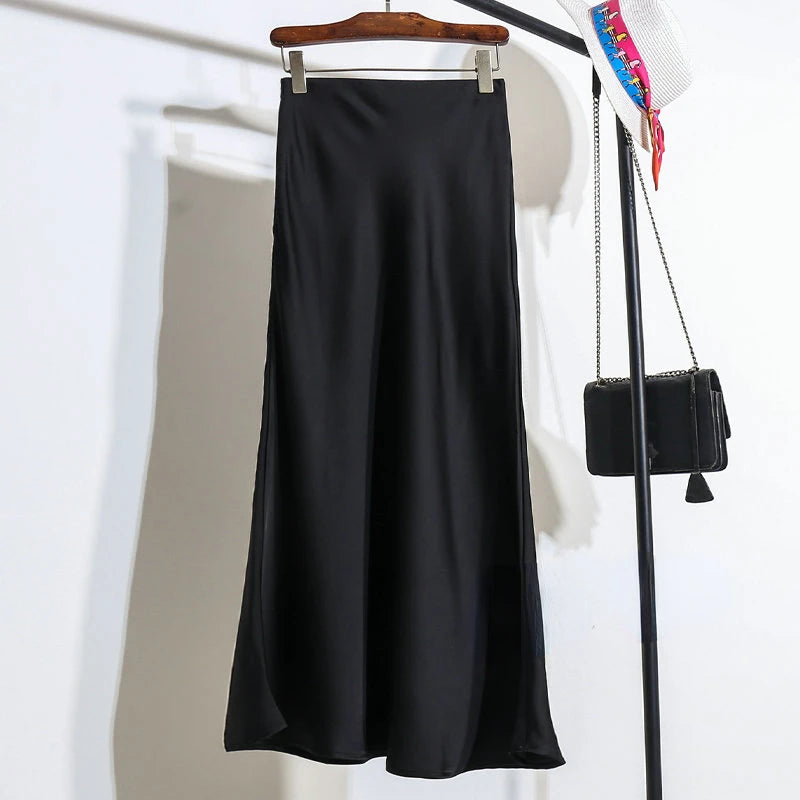 Satin Skirt for Women