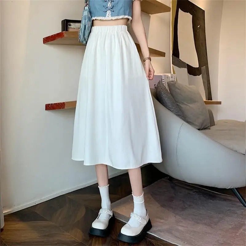 Floral Print Midi Skirt for Women